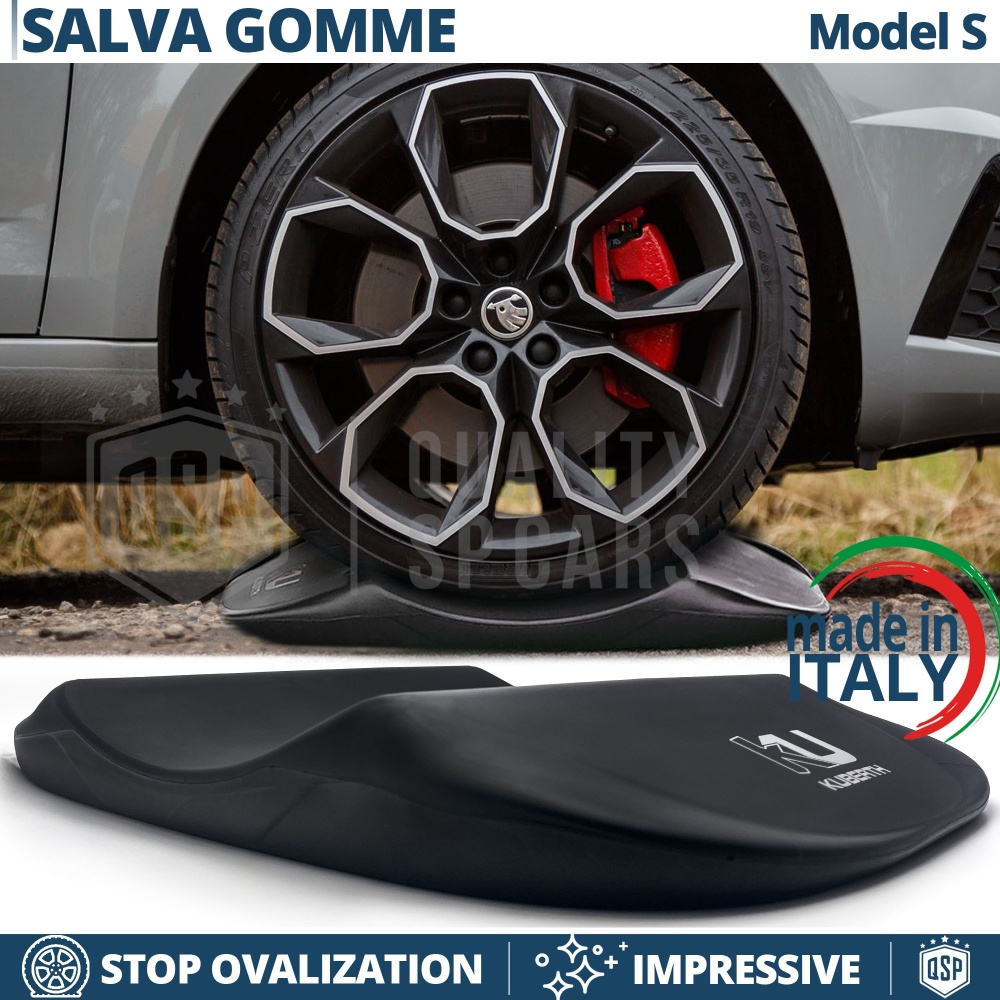 PROTECTORES DE NEUMÁTICOS Anti Deformación Negros, Adecuados para SKODA | Originales Kuberth HECHO EN ITALIA