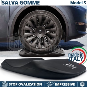Cuscini SALVA GOMME Anti-ovalizzanti Neri, adatti per TESLA | Originali Kuberth MADE IN ITALY
