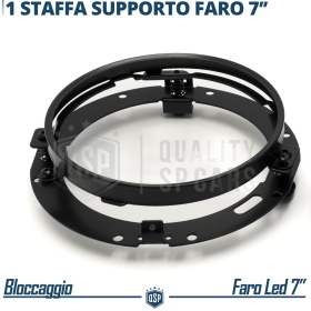 Soporte de Montaje de Faro LED Redondo de 7 Pulgadas, Adaptador de Faro Profesional | OMNI-AJUSTABLE