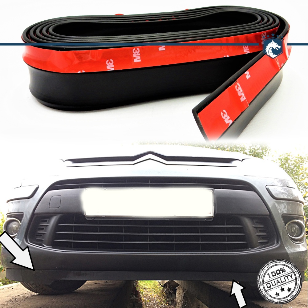 SPOILER Alerón Adhesivo PARA FIAT IDEA-MULTIPLA, LABIO parachoques LIP o Faldones Laterales en EPDM NEGRO flexible SPOILER Alerón Adhesivo PARA FIAT IDEA-MULTIPLA, LABIO parachoques LIP o Faldones Laterales en EPDM NEGRO flexible