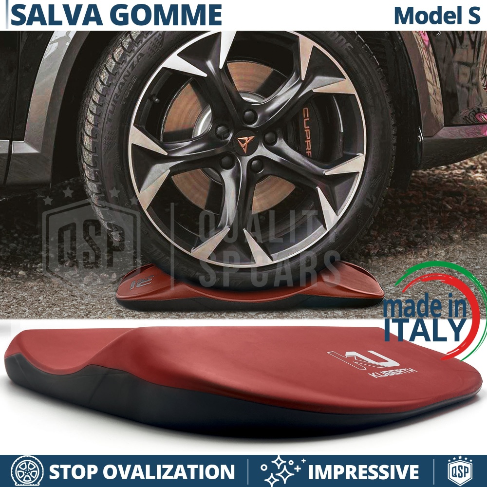 PROTECTORES DE NEUMÁTICOS Anti Deformación Rojos, Adecuados para CUPRA | Originales Kuberth HECHO EN ITALIA