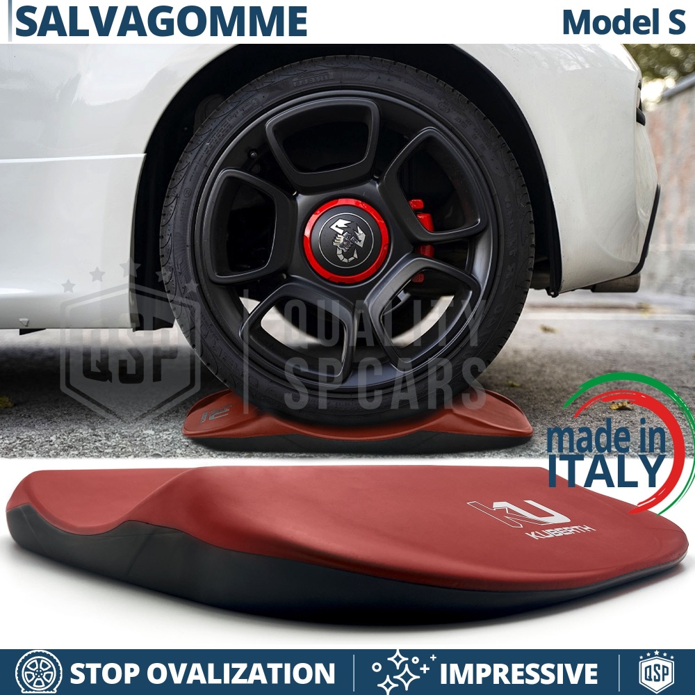 PROTECTORES DE NEUMÁTICOS Anti Deformación Rojos, Adecuados para FIAT | Originales Kuberth HECHO EN ITALIA