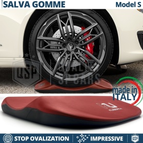 PROTECTORES DE NEUMÁTICOS Anti Deformación Rojos, Adecuados para MASERATI | Originales Kuberth HECHO EN ITALIA