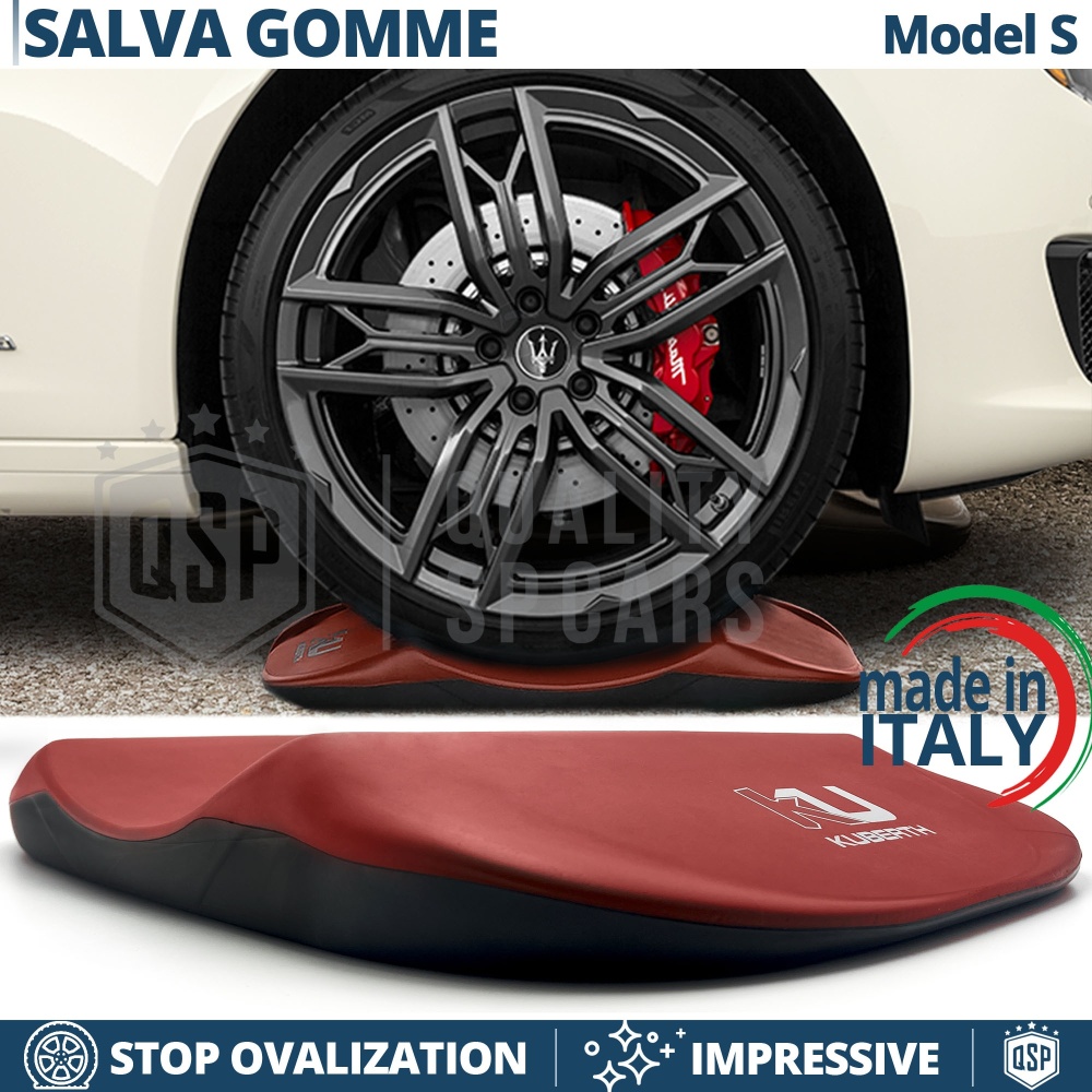 PROTECTORES DE NEUMÁTICOS Anti Deformación Rojos, Adecuados para MASERATI | Originales Kuberth HECHO EN ITALIA
