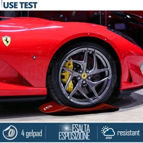 PROTECTORES DE NEUMÁTICOS Anti Deformación Rojos, Adecuados para SEAT | Originales Kuberth HECHO EN ITALIA