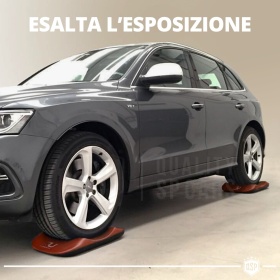 PROTECTORES DE NEUMÁTICOS Anti Deformación Rojos, Adecuados para SEAT | Originales Kuberth HECHO EN ITALIA