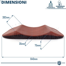 PROTECTORES DE NEUMÁTICOS Anti Deformación Rojos, Adecuados para SEAT | Originales Kuberth HECHO EN ITALIA