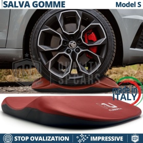 PROTECTORES DE NEUMÁTICOS Anti Deformación Rojos, Adecuados para SKODA | Originales Kuberth HECHO EN ITALIA