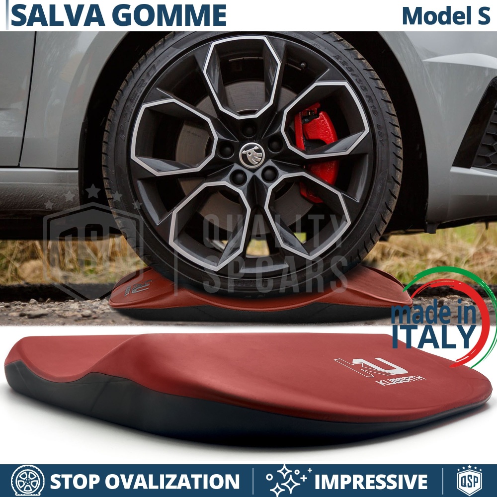 PROTECTORES DE NEUMÁTICOS Anti Deformación Rojos, Adecuados para SKODA | Originales Kuberth HECHO EN ITALIA