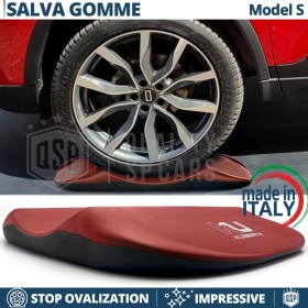 PROTECTORES DE NEUMÁTICOS Anti Deformación Rojos, Adecuados para SSANGYONG | Originales Kuberth HECHO EN ITALIA