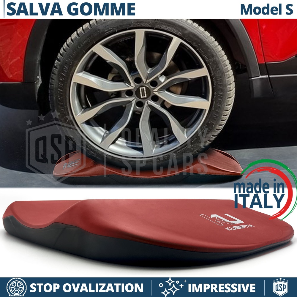PROTECTORES DE NEUMÁTICOS Anti Deformación Rojos, Adecuados para SSANGYONG | Originales Kuberth HECHO EN ITALIA