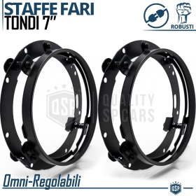 7 Inches Round LED Headlight Mounting Brackets Professional Headlight Rings Adapters | OMNI-ADJUSTABLE