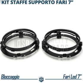 7 Inches Round LED Headlight Mounting Brackets Professional Headlight Rings Adapters | OMNI-ADJUSTABLE