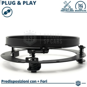 7 Inches Round LED Headlight Mounting Brackets Professional Headlight Rings Adapters | OMNI-ADJUSTABLE