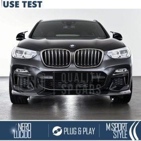 TAPAS de ESPEJO Retrovisor para Bmw X4 G02 (18-21), Cubiertas Rígidas Negro Brillante | Garantía por Vida