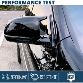 TAPAS de ESPEJO Retrovisor para Bmw X4 G02 (18-21), Cubiertas Rígidas Negro Brillante | Garantía por Vida