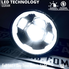 LED HEADLIGHTS for JEEP WRANGLER JK, White Light 6500K Angel Eyes | APPROVED