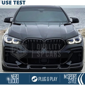 TAPAS de ESPEJO Retrovisor para Bmw X6 G06, Cubiertas Rígidas Negro Brillante | Garantía por Vida
