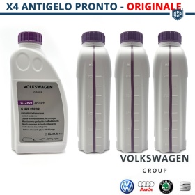 JUEGO 4 PZAS Líquido Anticongelantes 1.000 ml ORIGINAL Audi, Volkswagen, Seat, Skoda | Revisión