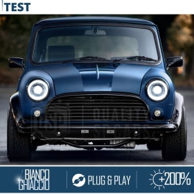 FAROS LED para MINI-MINOR CLASSIC, Luz Blanca 6500K ANILLO Secuencial | APROBADO
