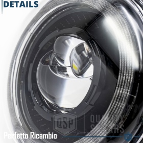 FAROS LED para SSANGYONG KORANDO 2, Luz Blanca 6500K ANILLO Secuencial | APROBADO