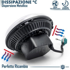 FAROS LED para SSANGYONG KORANDO 2, Luz Blanca 6500K ANILLO Secuencial | APROBADO