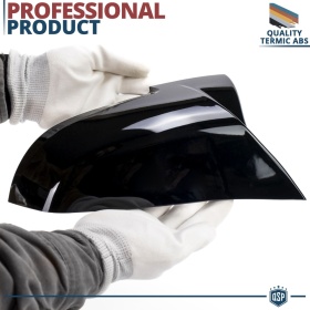 Coquilles de Rétroviseur Extérieur pour Bmw Série 3 (F30 F31), Coques Noires Brillantes | Garantie à Vie