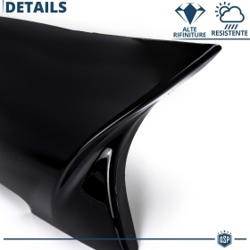 Coquilles de Rétroviseur Extérieur pour Bmw Série 3 (F30 F31), Coques Noires Brillantes | Garantie à Vie