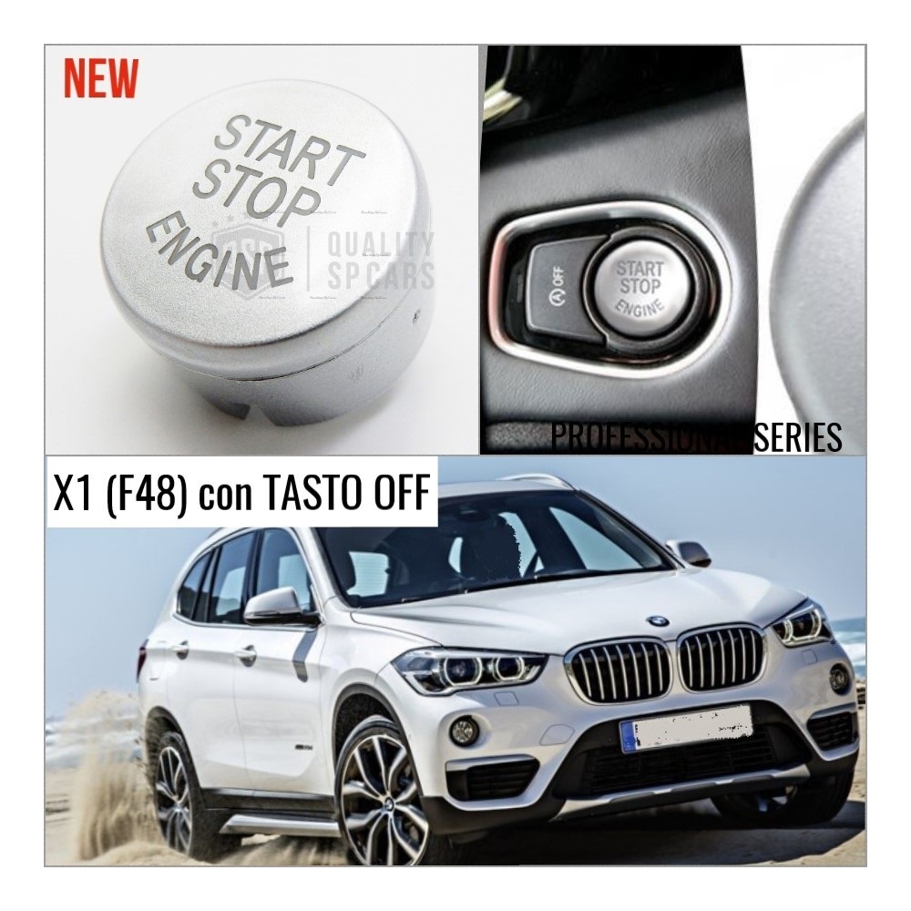LLAVE BOTÓN DE ENCENDIDO DEL MOTOR GRIS "START STOP ENGINE" EN ABS PARA BMW SERIE X1 ( F48) con Bóton OFF, ANTICHUADO NO HUELLAS LLAVE BOTÓN DE ENCENDIDO DEL MOTOR GRIS "START STOP ENGINE" EN ABS PARA BMW SERIE X1 ( F48) con Bóton OFF, ANTICHUADO NO HUELLAS
