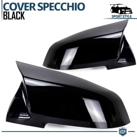 Coquilles de Rétroviseur Extérieur pour Bmw Série 3 (F30 F31), Coques Noires Brillantes | Garantie à Vie