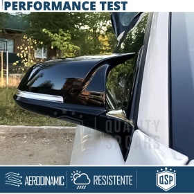 TAPAS de ESPEJO Retrovisor para Bmw Serie 4 (F32, F33, F36), Cubiertas Negro Brillante | Garantía por Vida