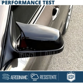 TAPAS de ESPEJO Retrovisor para Bmw i3 (I01), Cubiertas Negro Brillante | Garantía por Vida