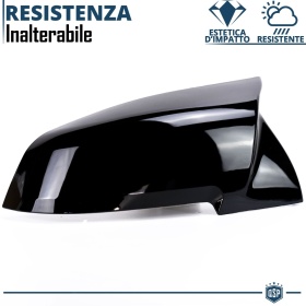 TAPAS de ESPEJO Retrovisor para Bmw i3 (I01), Cubiertas Negro Brillante | Garantía por Vida