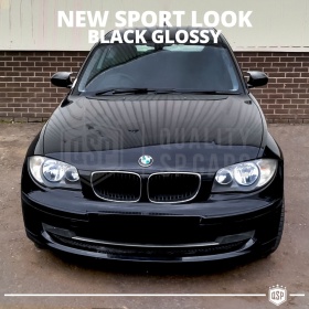 SPIEGELKAPPEN für Bmw 1ER (E81) | Glänzend Schwarze, Starre Abdeckungen | Lebenslange Garantie