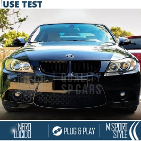 Side MIRROR CAPS for Bmw 3 Series E90 E91 (05-08) | Glossy Black Thick Covers | Lifetime Warranty