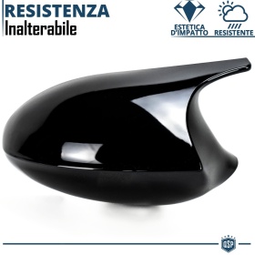 Side MIRROR CAPS for Bmw 3 Series E90 E91 (05-08) | Glossy Black Thick Covers | Lifetime Warranty