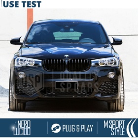 Side MIRROR Caps for Bmw X4 (F26) | Glossy Black Thick Rigid Covers | Lifetime Warranty