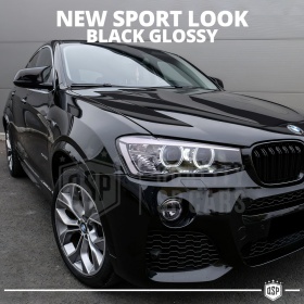 Side MIRROR Caps for Bmw X4 (F26) | Glossy Black Thick Rigid Covers | Lifetime Warranty