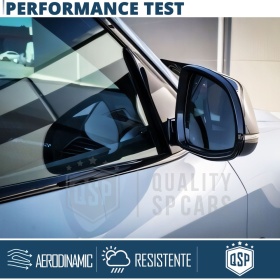 TAPAS de ESPEJO Retrovisor para Bmw X5 (F15, F85) | Cubiertas Rígidas Negro Brillante | Garantía por Vida