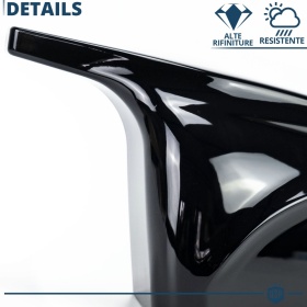 TAPAS de ESPEJO Retrovisor para Bmw X5 (E70) | Cubiertas Rígidas Negro Brillante | Garantía por Vida