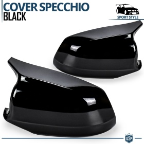 TAPAS de ESPEJO Retrovisor para Bmw Serie 5 F10 F11 F18 (10-13) | Cubiertas Negro Brillante | Garantía por Vida