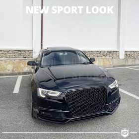 REJILLA Delantera para Audi A5 8T, S5 (11-16), Parrilla NIDO DE ABEJA Negro Brillante | Tuning Estilo rs