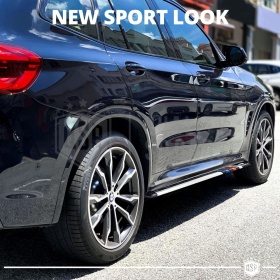 PEDANE Laterali Sottoporta per BMW X2 in Alluminio e Inserti Colorati in PVC Antiscivolo Stile M