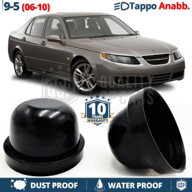1 TAPPO MAGGIORATO FARI Anabbaglianti per SAAB 9-5 Restyling (06-10) Coperchio ANTIPOLVERE Installazione KIT LED E XENON