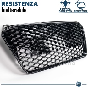 REJILLA Delantera para Audi R8 42 (13-15), Parrilla NIDO DE ABEJA Negro Brillante | Tuning Estilo rs
