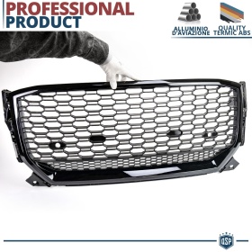 REJILLA Delantera para Audi Q2, SQ2 (16-20), Parrilla NIDO DE ABEJA Negro Brillante | Tuning Estilo rs