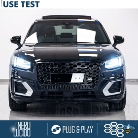 REJILLA Delantera para Audi Q2, SQ2 (16-20), Parrilla NIDO DE ABEJA Negro Brillante | Tuning Estilo rs