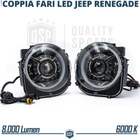 FAROS LED para JEEP RENEGADE Homologados, Luz Blanca Potente 6000K | PLUG & PLAY