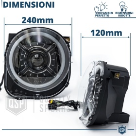 FAROS LED para JEEP RENEGADE Homologados, Luz Blanca Potente 6000K | PLUG & PLAY