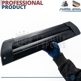 PORTAESQUÍS Coche Universal NORDRIVE en Aluminio NEGRO | Sobre Techo con Barras de Techo | Aprobado TÜV GS